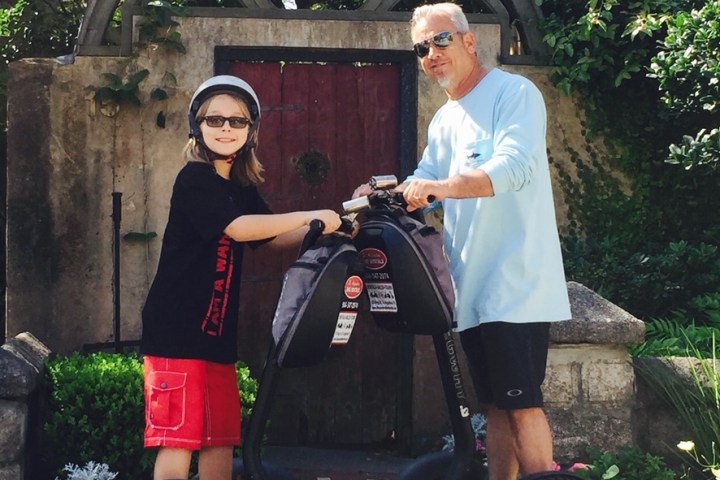 a man and a woman posing for a picture