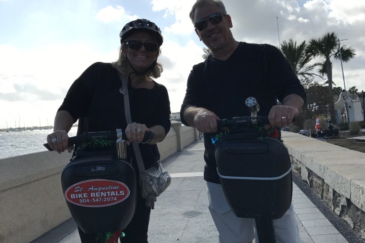 a person riding a bike