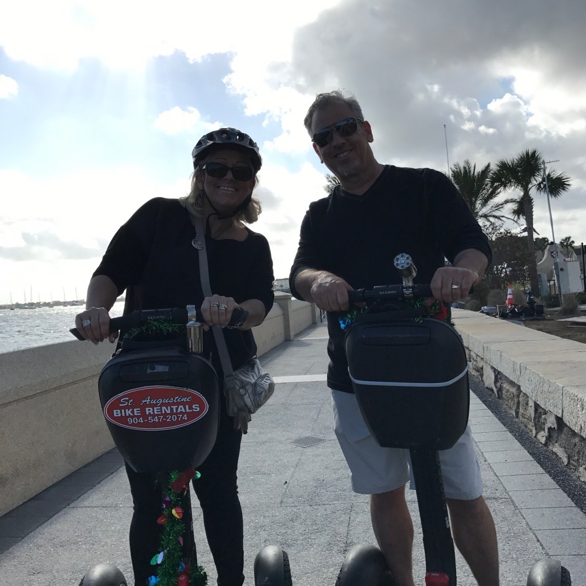 a person riding a bike